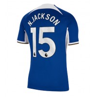 Camisa de Futebol Chelsea Nicolas Jackson #15 Equipamento Principal 2023-24 Manga Curta